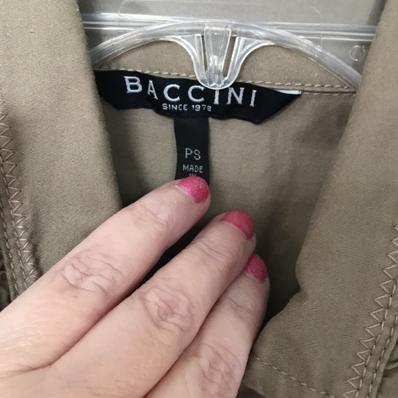 🤎BACCINI ZIPPER VEST TAN SIZE SMALL PETITE NWOT EXCELLENT CONDITION! - Picture 5 of 8